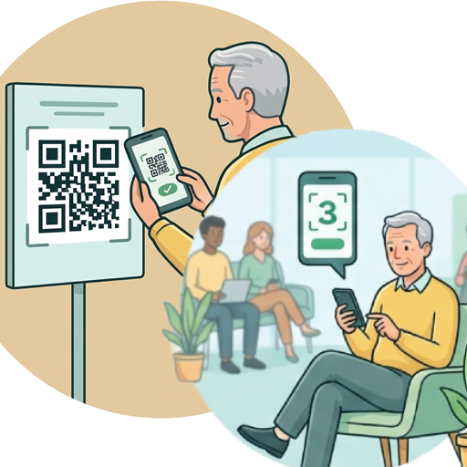 Customer scan QR & track